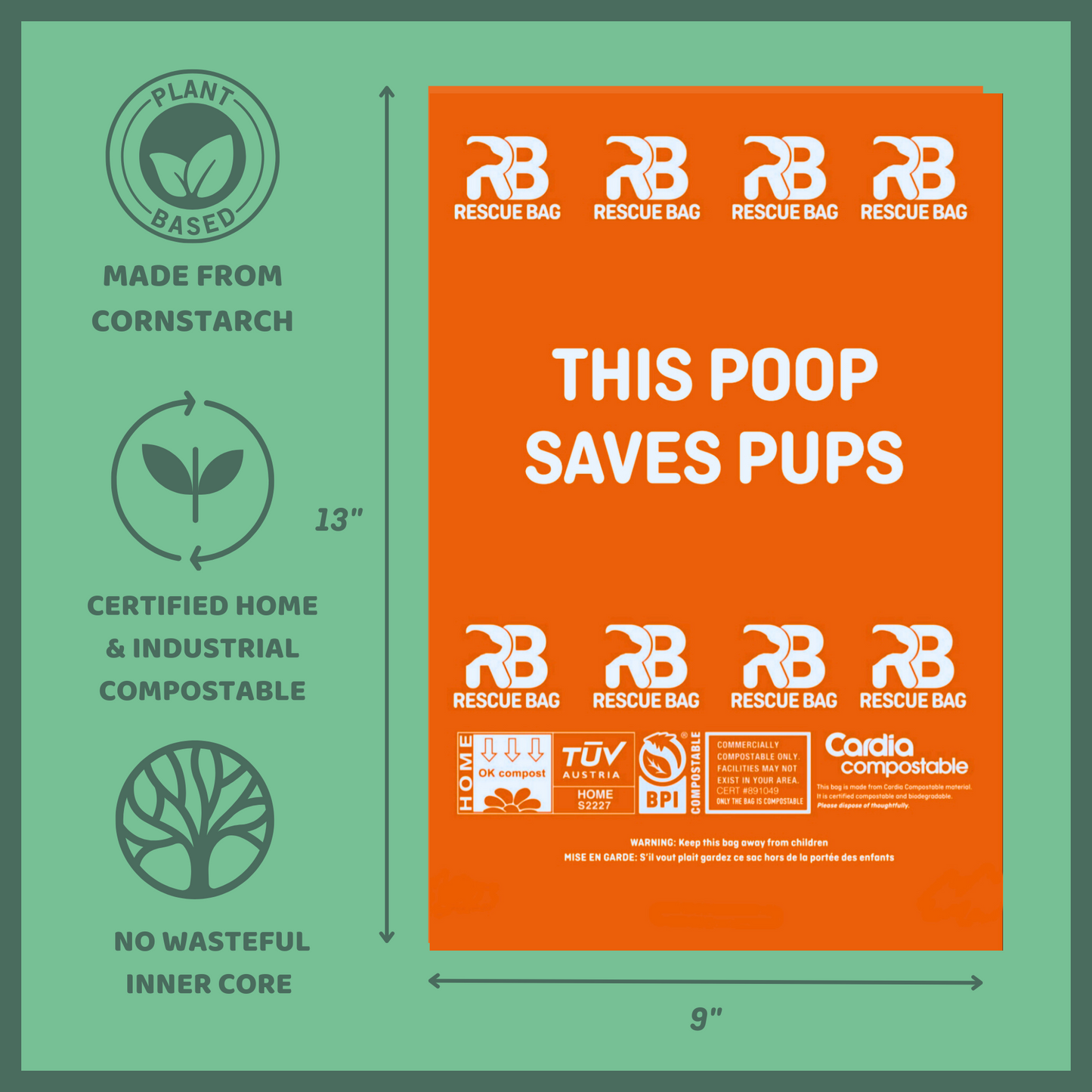 Compostable Dog Poop Bags