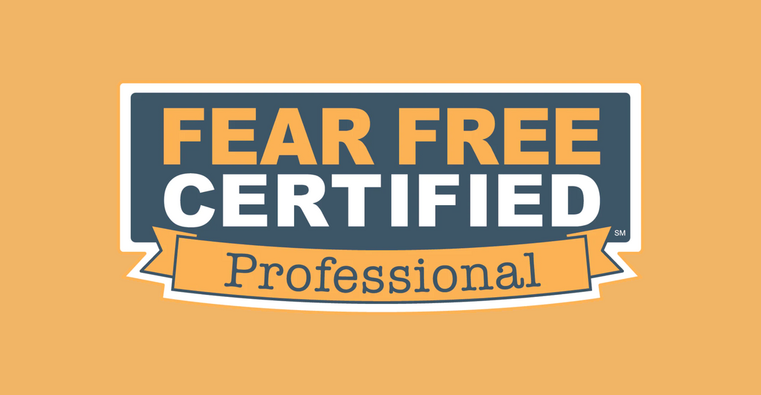 We've obtained the Fear Free certification!